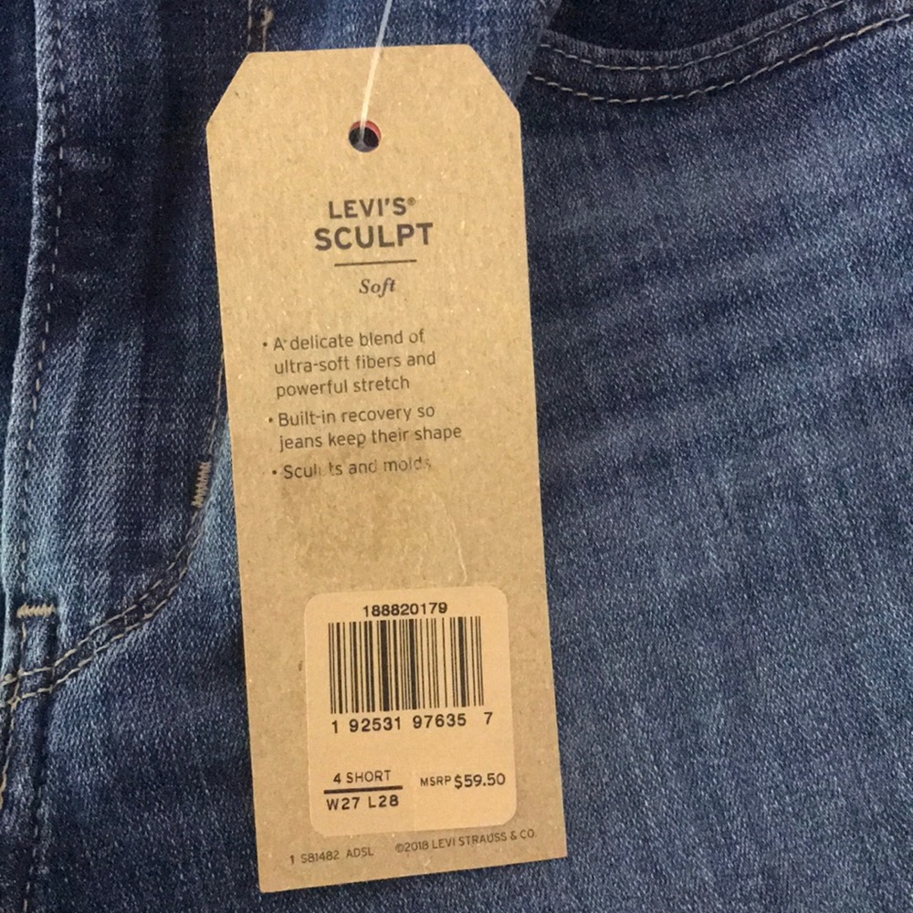 Levi’s 721 high rise skinny jeans NWT - Picture 4 of 4
